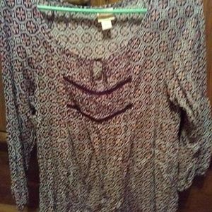 Mossimo peasant top, size medium